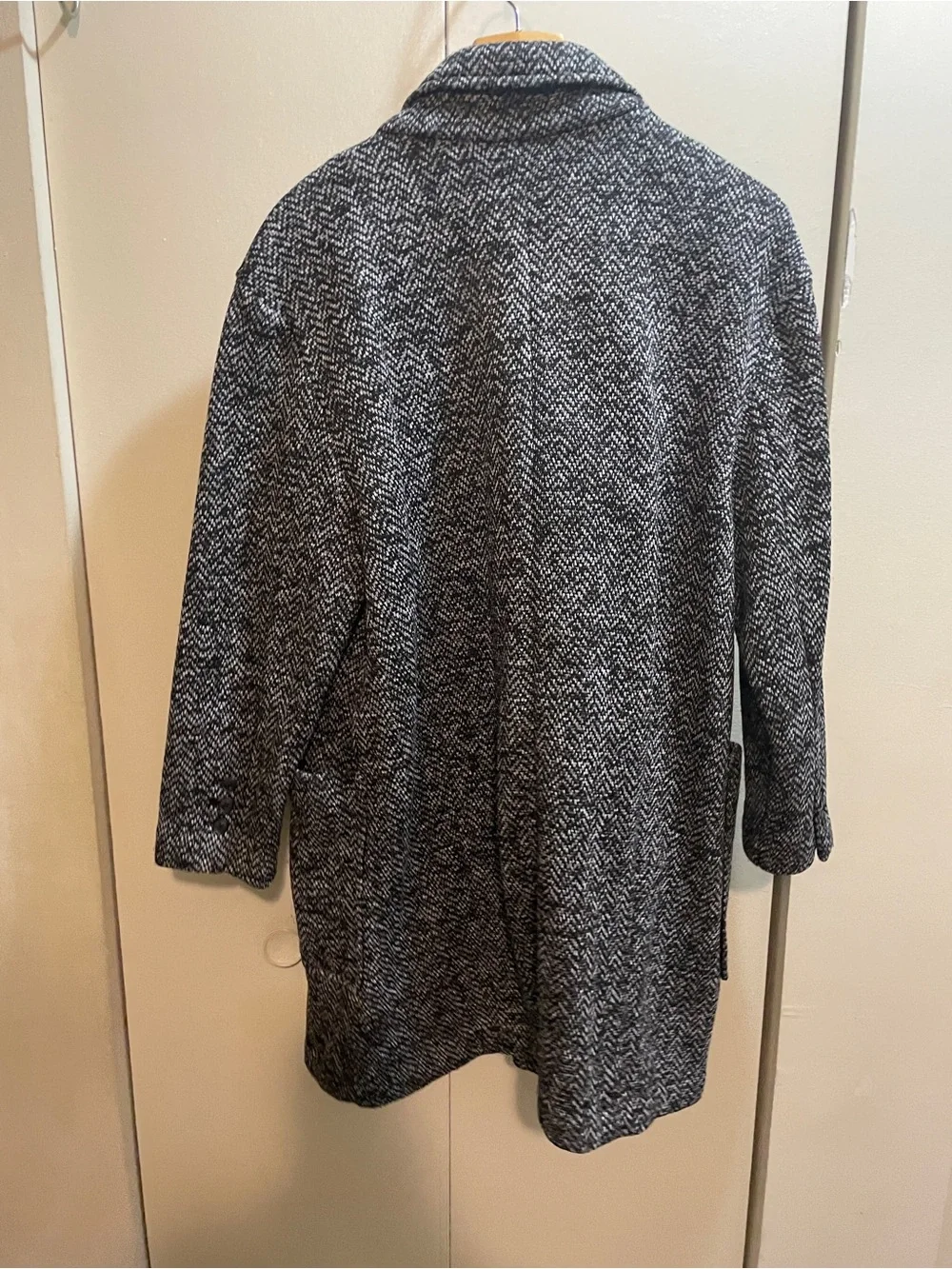 Simply Vera Vera Wang Black & White Textured Coat